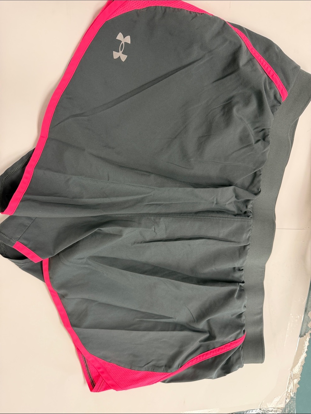Under Armour Charcoal and Hot Pink Performance Skort